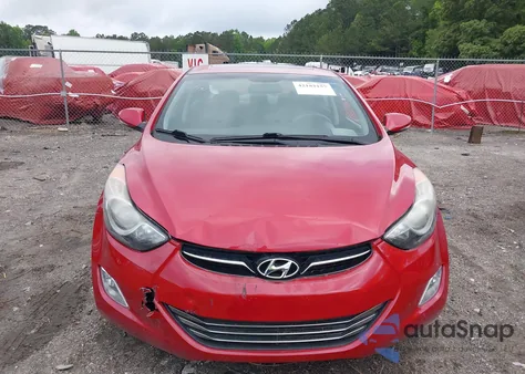 2013 Hyundai Elantra Limited из США, поврежденный, VIN KMHDH4AE3DU940377